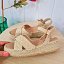 Sandalias Trenzadas Beige